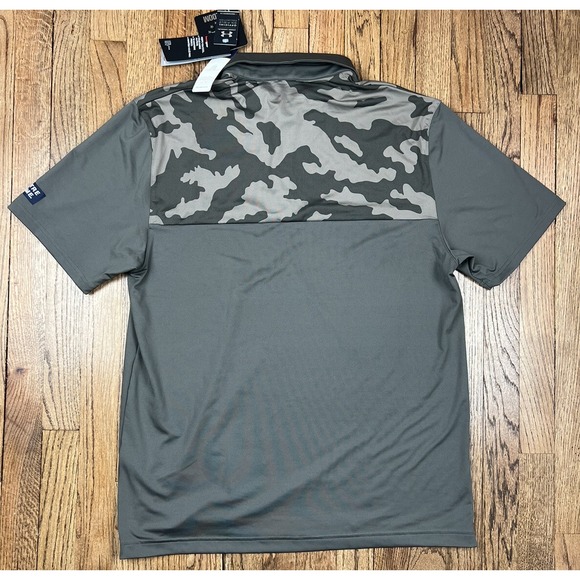 NWT Under Armour On-Field Notre Dame Fighting Irish Camo Freedom Polo Sz Large - Picture 8 of 8